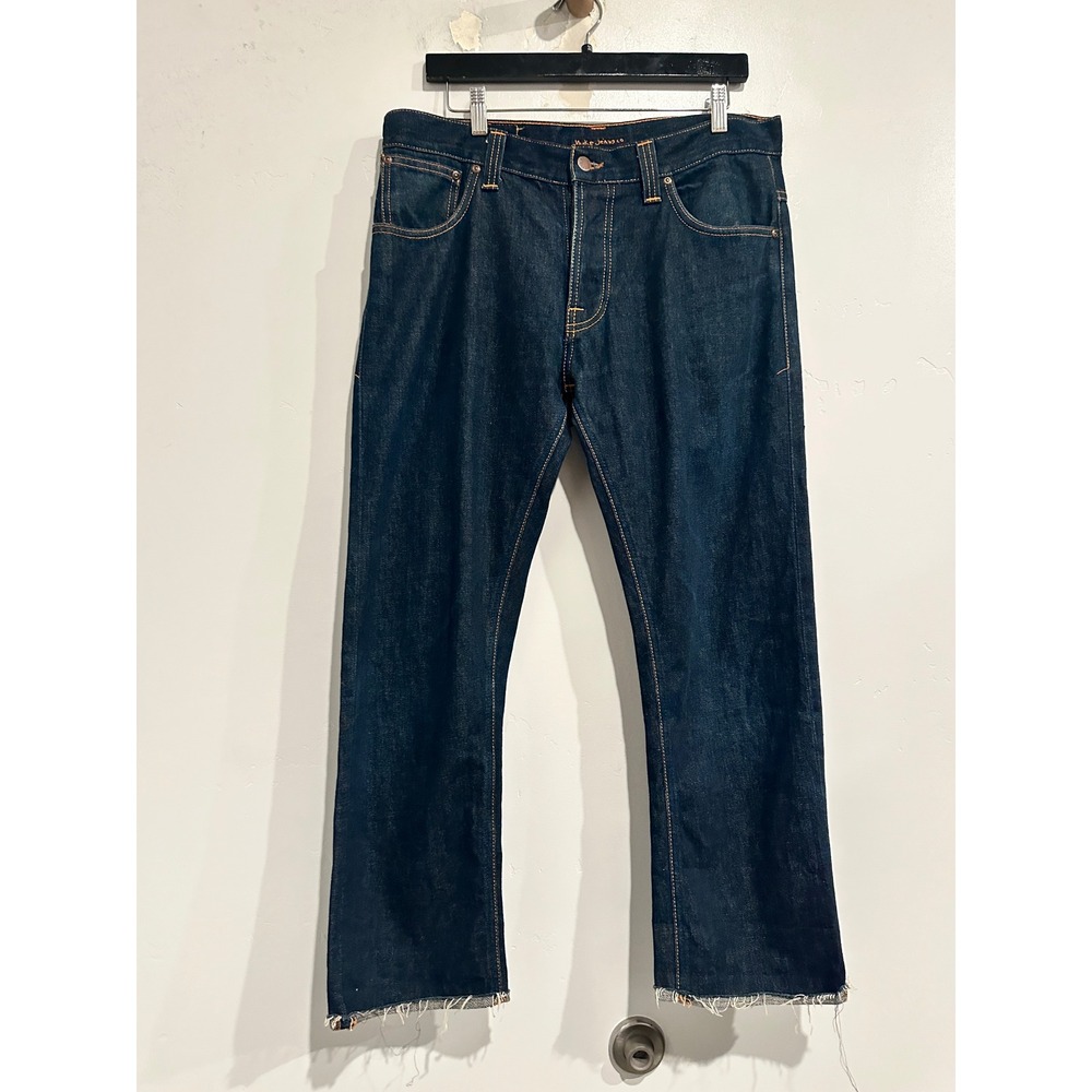 Nudie Jeans Hank Rey Recycle Dry Straight Leg Jeans Size 32